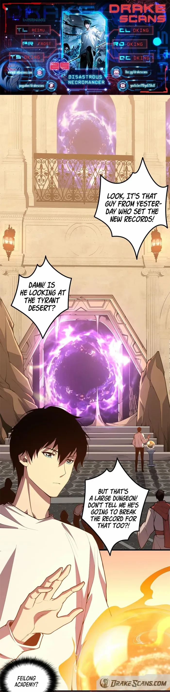 Read Disastrous Necromancer EN Manga Online