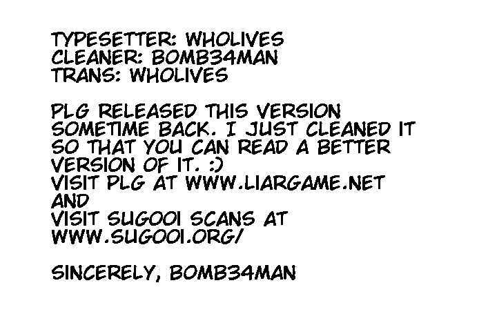 Read Liar Game EN Manga Online