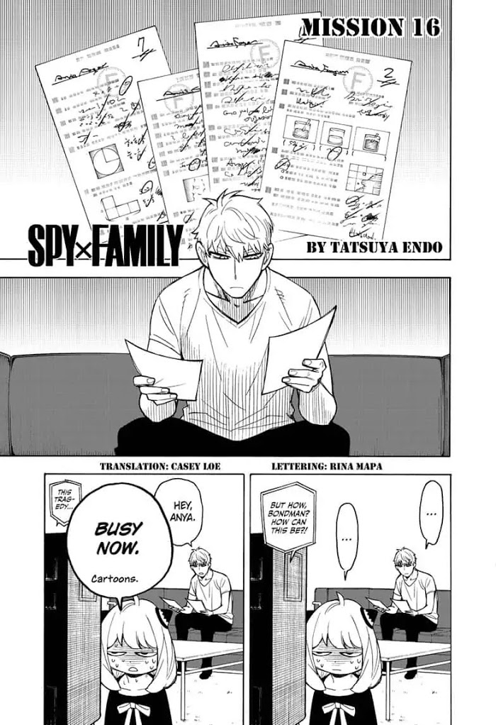 Read SPY x FAMILY EN Manga Online