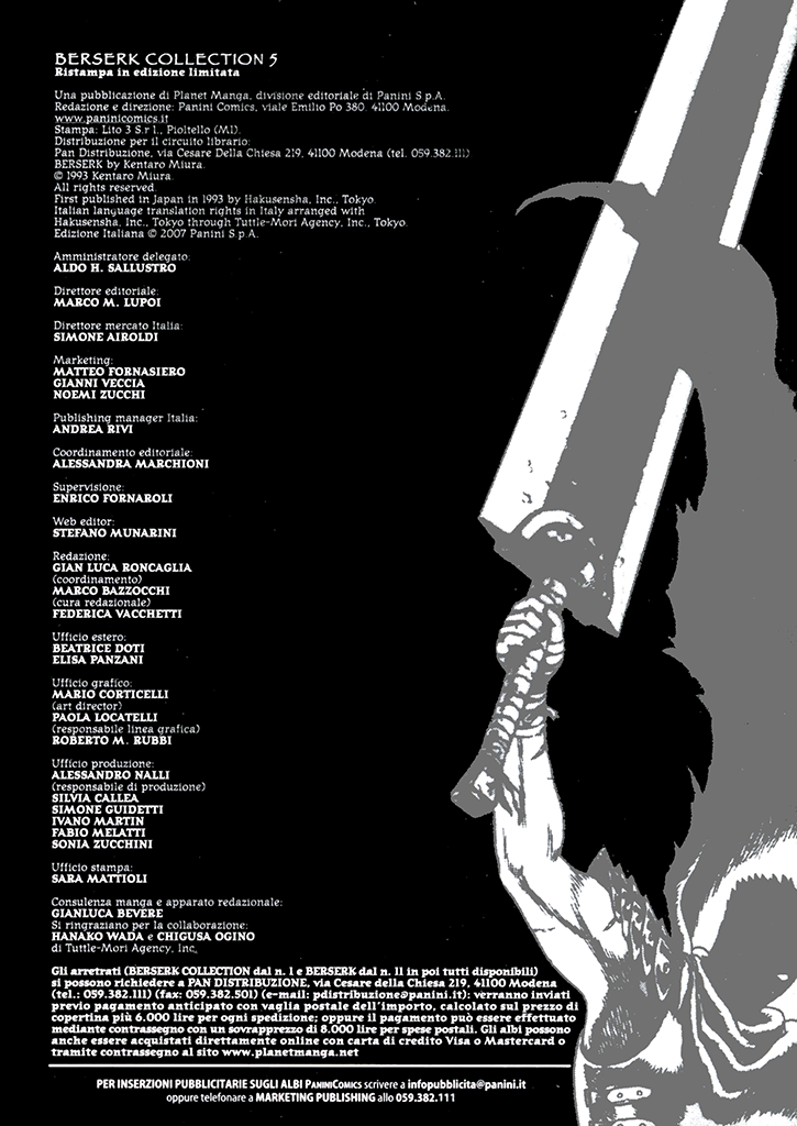 Read Berserk IT Manga Online